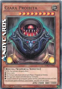 GIARA PROIBITA • (Pot Of The Forbidden) • Comune SP • DOCS IT040 • 1Ed • Yugioh! - Image 1