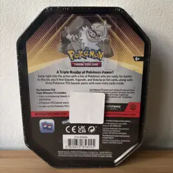 Pokemon Triple Whammy SLAKING Tin 3 Booster Packs 3 Foil Cards TCG New & Sealed - Image 3