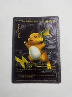 Super Fire-breathing Dragon #026 HP132540 Black Foil Fan Art Display Card - Image 1