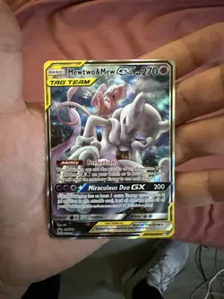 Mewtwo & Mew GX SM191 Holo Promo Card - Image 1
