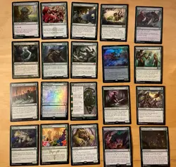 Magic The Gathering Lot Of 20 Green Cards Including Rares and Mythics NM - Image 1
