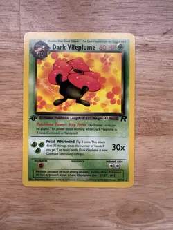 Pokemon Card Team Rocket 1st Edition Rare: Dark Vileplume 30/82 - Image 2
