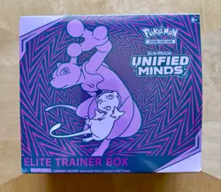 Pokemon Unified Minds Elite Trainer Box SEALED Sun & Moon Tag Team Cards ETB - Image 1