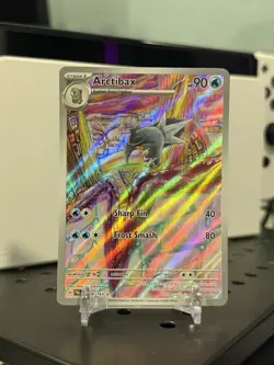 Arctibax 209/193 Paldea Evolved Illustration Rare Pokemon TCG Card NM - Image 1