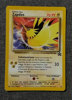 Pokemon TCG - Zapdos - Legendary Birds - Promo Card - ITA - Excellent - Image 1