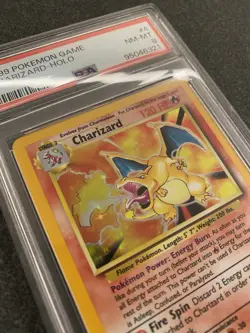 🔥 Charizard HOLO Base Set 1999 PSA 8 Near Mint NM 4/102 Pokemon Card - Image 3