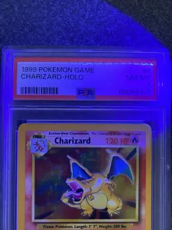 🔥 Charizard HOLO Base Set 1999 PSA 8 Near Mint NM 4/102 Pokemon Card - Image 4