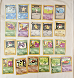 Bulk Lot 100+ Base Set - Fossil - Jungle Commons 1st Edition Pokemon Cards (01) - Image 5