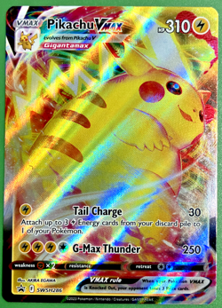 Pikachu VMAX SWSH286 SWSH: Sword & Shield Promo Cards Holo NM - Image 1