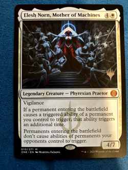 Elesh Norn, Mother of Machines Promo Pack: Phyrexia: All Will Be One Regular -NM - Image 1