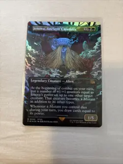 Jenova, Ancient Calamity (Borderless) Final Fantasy Foil mtg rare - Image 1