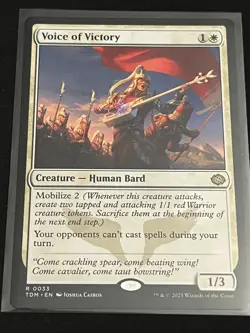 Voice of Victory Tarkir: Dragonstorm Regular - Image 1