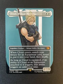 Cloud, Midgar Mercenary - Magic The Gathering - Final Fantasy - 0375 Regular- LP - Image 1