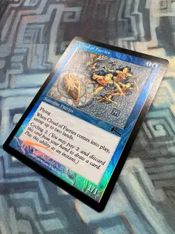 MTG Foil Cloud of Faeries EX/LP+ Urza's Legacy - Image 4