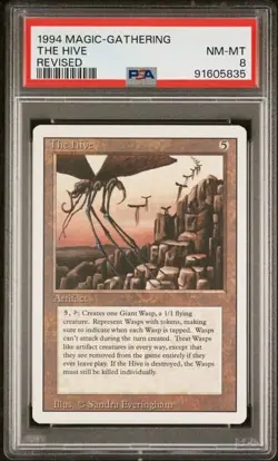 1994 MTG Magic The Gathering - Revised Edition The Hive PSA 8 NM-MT - Image 1