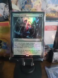 MTG Strength of Will Marvel's Spider-Man Foil Extended Art Rare - Image 1