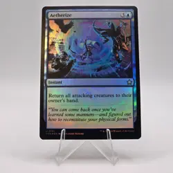 Aetherize (Foil) - FDN #151 Uncommon - NM / Mint Foundations Single - Image 1