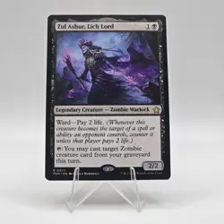 Zul Ashur, Lich Lord - FDN #77 Rare - NM / Mint Foundations Single - Image 1