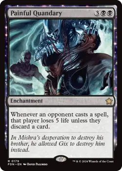 Foil - Painful Quandary - 179 / NM / English MTG - Image 1