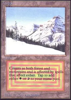 [1x] Taiga Slight Play, English Collectors Edition MTG Magic - Image 1