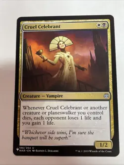 Cruel Celebrant The List Reprints #188 - Image 1
