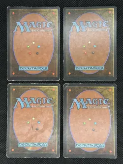 Set of Mountains (Fog, Dirt, Slate) (Heavily Played) - MTG - Revised Edition - Image 3