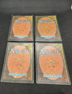 Set of Mountains (Fog, Dirt, Slate) (Heavily Played) - MTG - Revised Edition - Image 5
