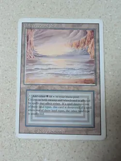 Magic MTG - Underground Sea - Revised (3rd) Edition - LP - Image 1