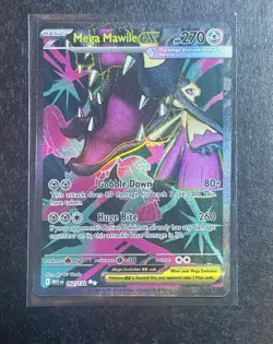 Pokemon TCG Mega Mawile ex Mega Evolution 162/132 Full Art Ultra Rare MINT - Image 1