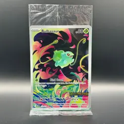 Pokemon Bulbasaur 133/132 English Mega Evolution Stamped Promo *SEALED*! - Image 1