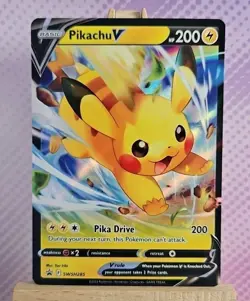 Pokemon TCG: Pikachu V SWSH285 - Black Star Promo - NM Condition - Image 1