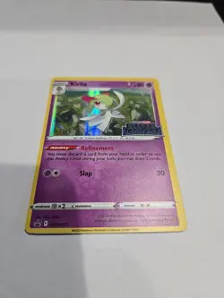 Kirlia Prerelease Staff Holo SWSH271 2022 Pokemon SWSH Promo - Image 2