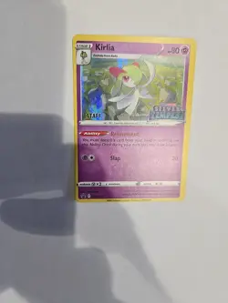 Kirlia Prerelease Staff Holo SWSH271 2022 Pokemon SWSH Promo - Image 3