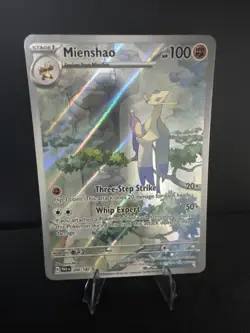 Pokemon TCG Mienshao 200/182 SV04: Paradox Rift Illustration Rare Holo NM - GM - Image 1
