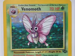 1999 Pokemon Jungle: Holo Rare Venomoth, Wigglytuff, Mr. Mime 6, 13, 16/64 WOTC - Image 3