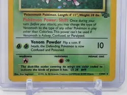 1999 Pokemon Jungle: Holo Rare Venomoth, Wigglytuff, Mr. Mime 6, 13, 16/64 WOTC - Image 5