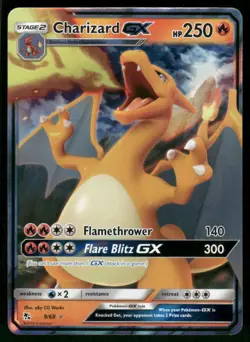 Charizard GX 9/68 Ultra Rare Holo NM Pokemon Hidden Fates - Image 1