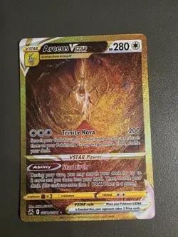 Arceus VSTAR (Secret) GG70/GG70 Secret Rare Holo NM Pokemon Crown Zenith: Galari - Image 1
