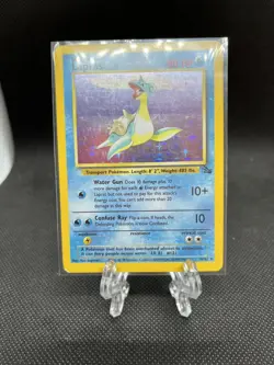 Pokemon Lapras (10/62) Fossil LP HOLO - Image 1