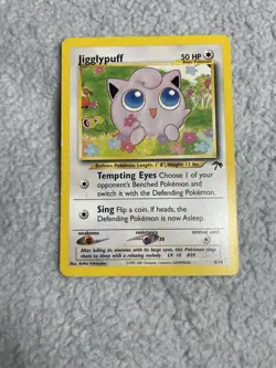 Pokemon TCG Jigglypuff Southern Islands 8 Regular Promo Vintage MP - Image 1