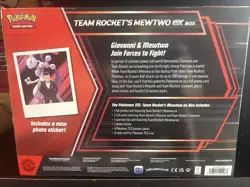 New & Sealed! Pokemon TCG Team Rockets Mewtwo Ex Box - Image 2