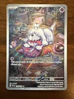 Pokemon TCG Greavard 214/198 SV01: Scarlet & Violet Base Set Illustration Rare - Image 1
