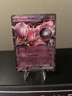 Pokemon TCG Team Rocket's Mewtwo ex SVP 216 Black Star Promo English MINT/NM - Image 1