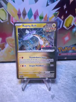 Pokemon Raging Bolt Cosmo Holo Best Buy Exclusive 111/142 - Image 1