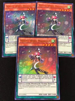 Yugioh White Wing Magician PEVO-EN005 1st Ultra x3 (NM) - Image 1