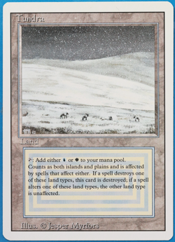 Tundra Revised NM (Dual Land Reserved List MTG Magic Card) (504329) ABUGames - Image 1