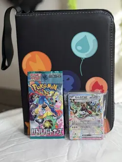 Pokemon New Binder with 20+ Card Lot All In Mint Condition & a Pack - Image 1