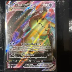 Pokemon TCG Mimikyu VMAX Holo Ultra Rare Card 069/172 Brilliant Stars - Image 1