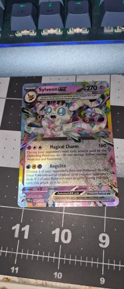 Sylveon ex 041/131 PRE: Prismatic Evolutions English Pokemon Card NM FREE SHIP - Image 1