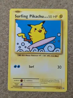 Pokemon Pikachu TCG Surfing Evolutions Card 111/108 Regular Secret Rare - Image 1